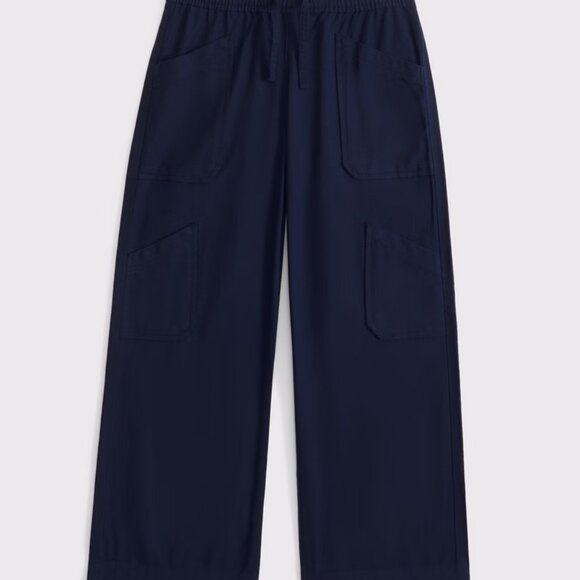 Abercrombie Blue Girls Cargo Pants - Excellent (7/8) - Picture 1 of 4